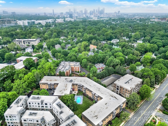 1323 Queens Rd Unit 420, Charlotte, NC 28207 - drone / aerial view with a city view