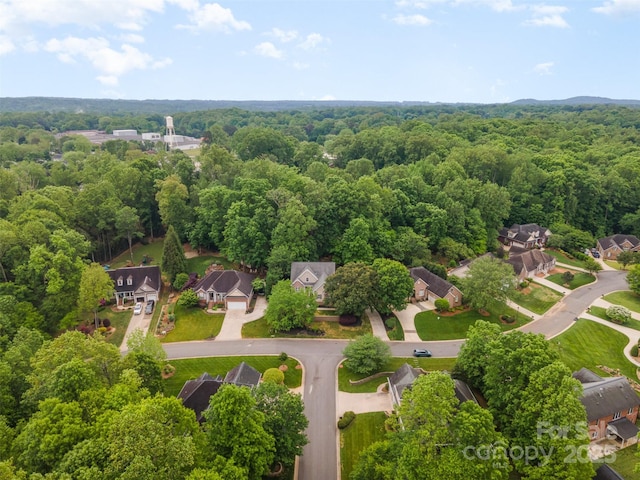 1033 Marguerite Dr, Lowell, NC 28098 - aerial view with a residential view and a forest view