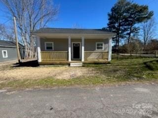 bungalow-style house with a porch