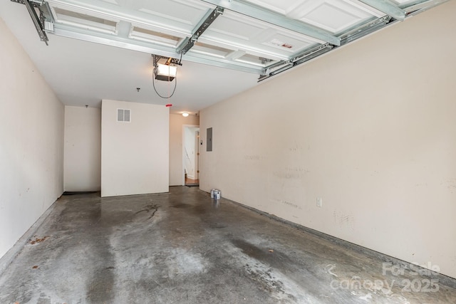3158 Walnut Park Dr, Charlotte, NC 28262 - garage with electric panel and a garage door opener
