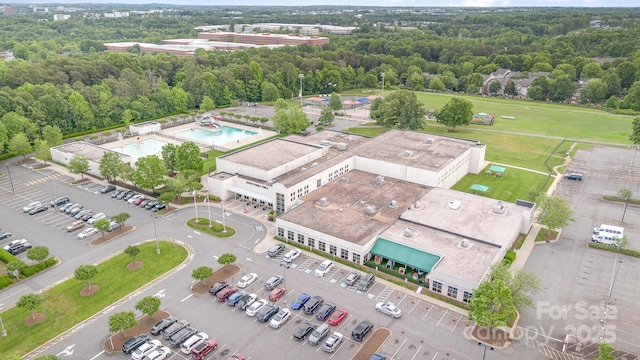 3158 Walnut Park Dr, Charlotte, NC 28262 - bird's eye view of a pool
