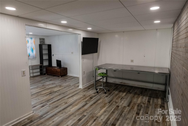 432 Partridge Pl, York, SC 29745 - finished basement with wood finished floors, recessed lighting, and baseboards