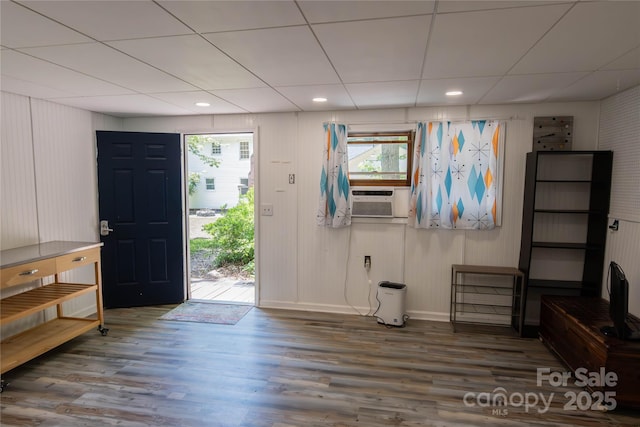 432 Partridge Pl, York, SC 29745 - entryway with wood finished floors, plenty of natural light, cooling unit, and recessed lighting