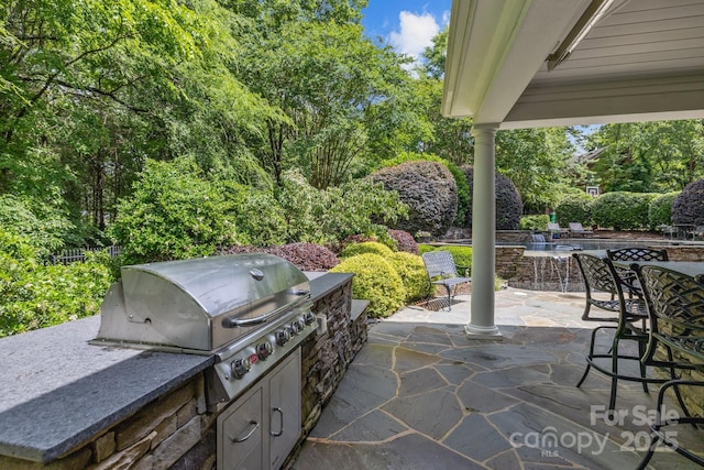 6824 N Baltusrol Ln, Charlotte, NC 28210 - view of patio featuring exterior bar