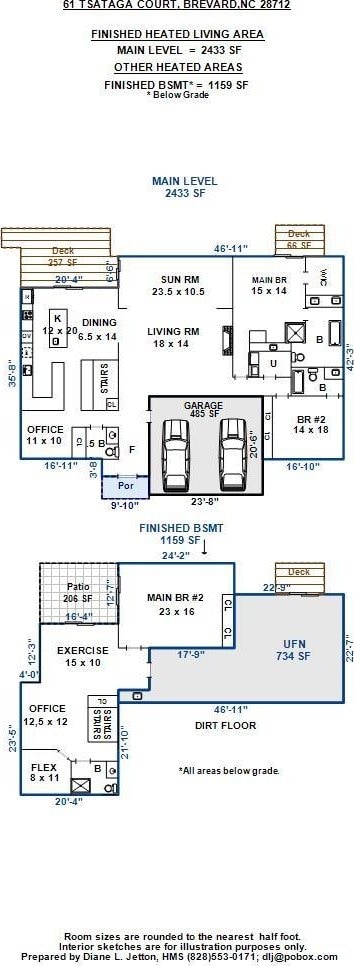 61 Tsataga Ct, Brevard, NC 28712 - view of layout