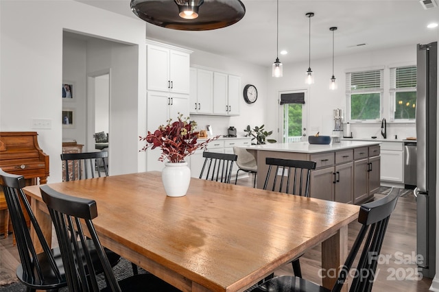 1024 Scotch Meadows Loop Unit 32, Monroe, NC 28110 - dining room featuring wood finished floors and recessed lighting