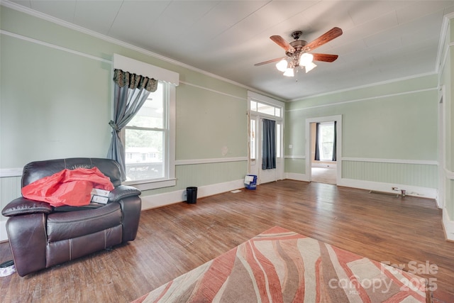 302 Charlotte St, York, SC 29745 - unfurnished room featuring a wainscoted wall, wood finished floors, and a healthy amount of sunlight