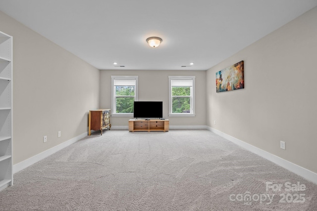 1548 Striped Bass Ln, Clover, SC 29710 - interior space featuring carpet floors, recessed lighting, and baseboards