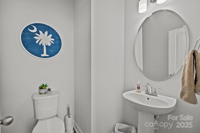 half bath with toilet