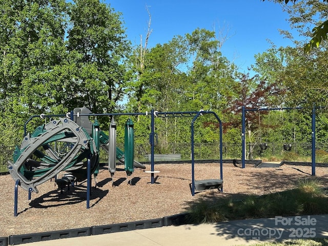 view of communal playground