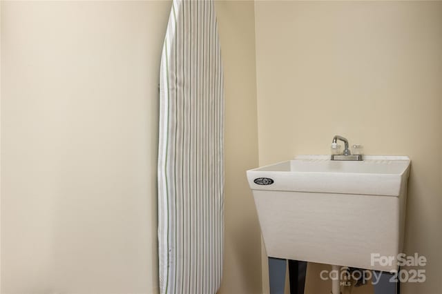 interior space with a sink