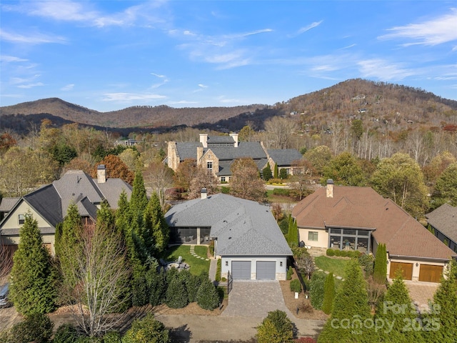 60 Running Creek Trl, Arden, NC 28704 - aerial perspective of suburban area with a mountainous background