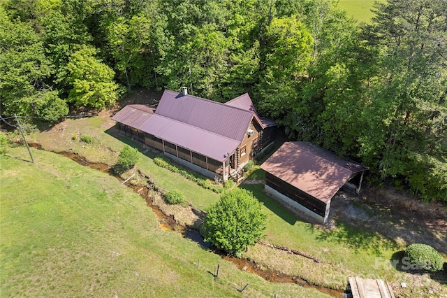 1154 Woodrow Pl, Lenoir, NC 28645 - aerial view of property and surrounding area
