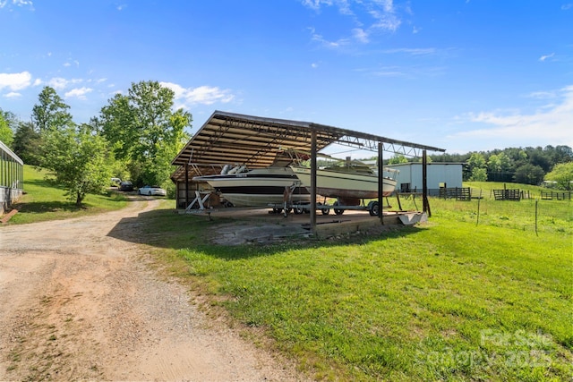 1154 Woodrow Pl, Lenoir, NC 28645 - view of community featuring dirt driveway and a carport