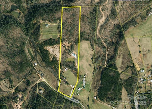 1154 Woodrow Pl, Lenoir, NC 28645 - map / location with property parcel outlined