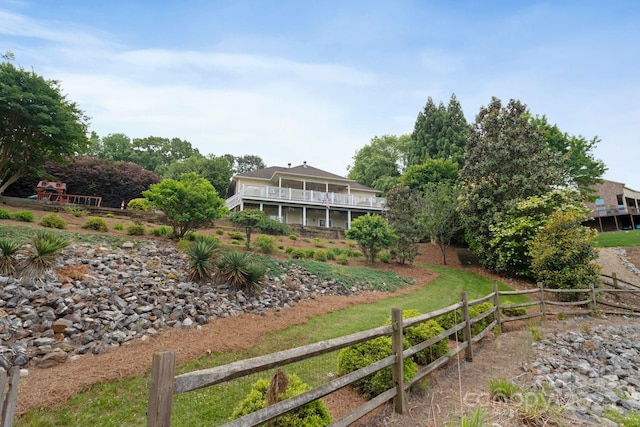 7471 Barfield Ln, Denver, NC 28037 - view of rear view of property