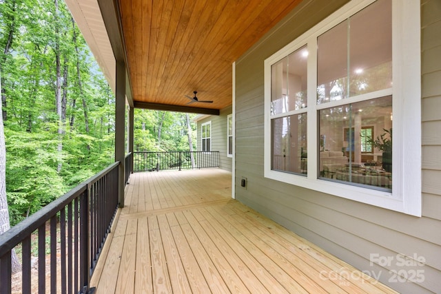 view of deck