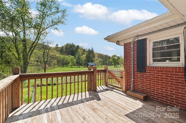 1294 Beaverdam Rd, Canton, NC 28716 - wooden deck with a yard