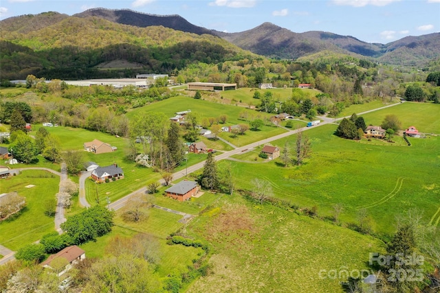 1294 Beaverdam Rd, Canton, NC 28716 - drone / aerial view with a mountain view and a rural view