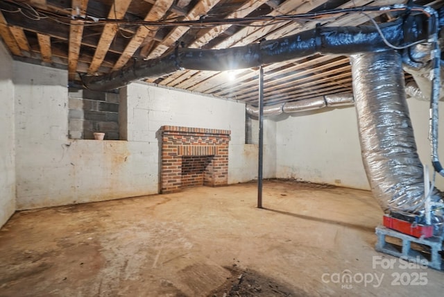 410 E 17th St, Kannapolis, NC 28083 - view of unfinished below grade area