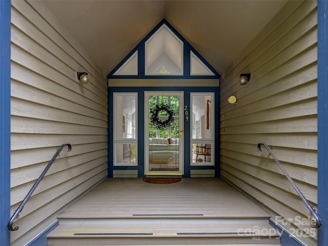 view of property entrance