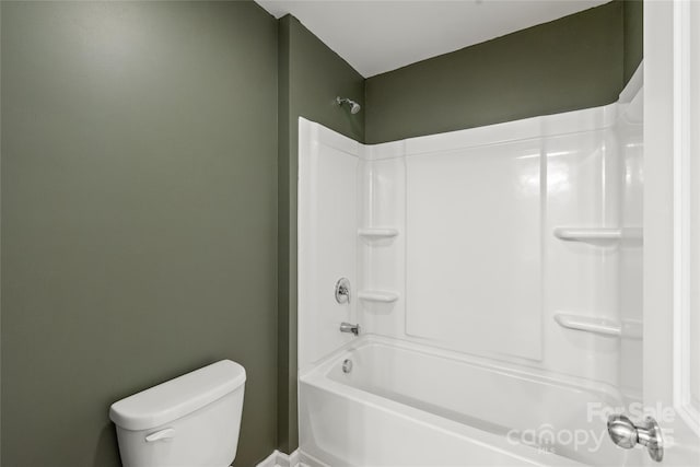 306 Fesperman Cir, Troutman, NC 28166 - bathroom featuring toilet and shower / washtub combination