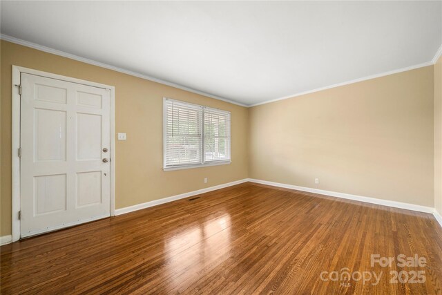 115 K M Murphy Rd, Gastonia, NC 28056 - interior space with crown molding, wood finished floors, and baseboards