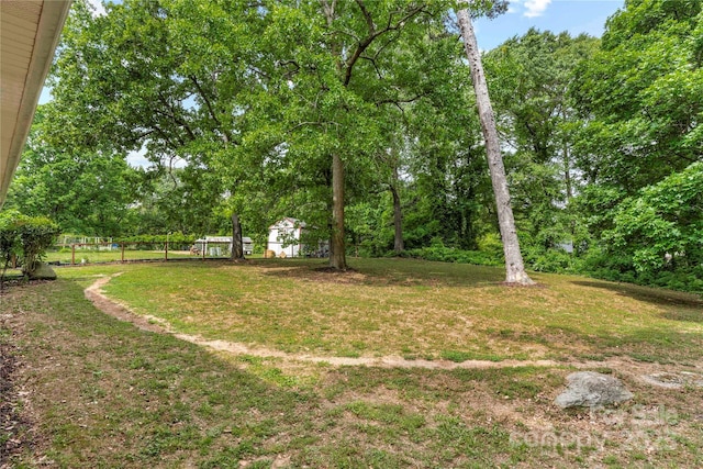 115 K M Murphy Rd, Gastonia, NC 28056 - view of yard with fence