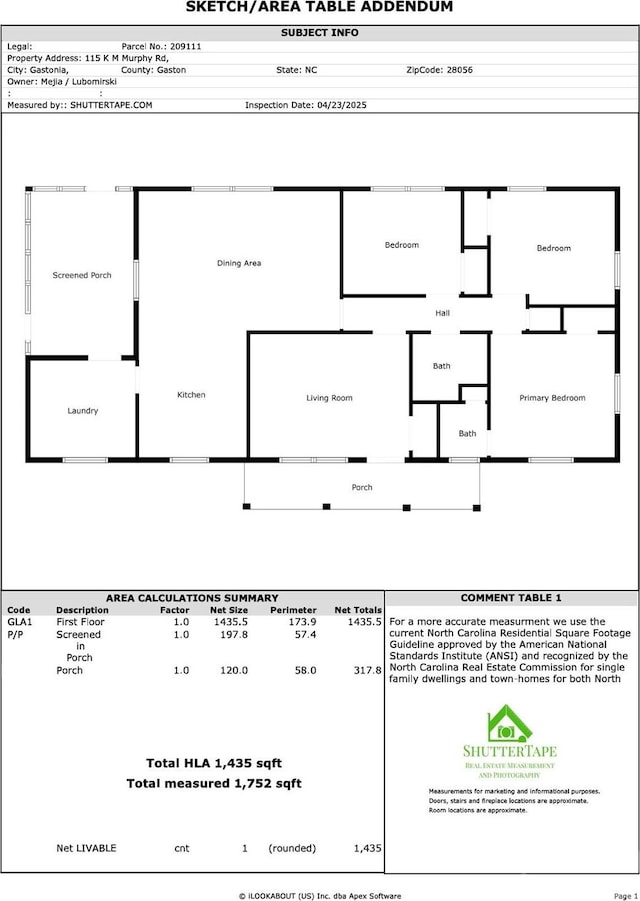 115 K M Murphy Rd, Gastonia, NC 28056 - view of layout