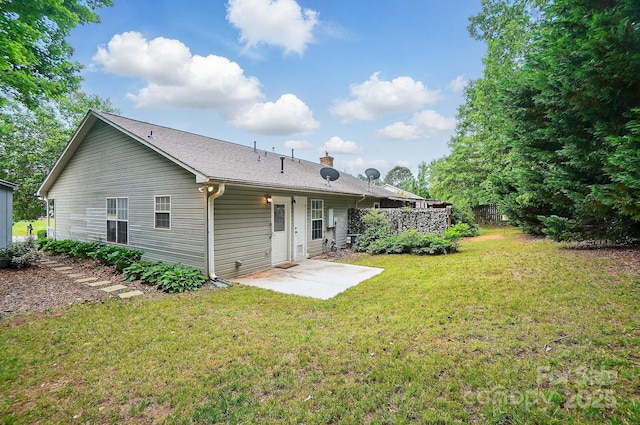 519 Jacobs Rdg, Fort Mill, SC 29715 - back of property featuring a patio and a chimney