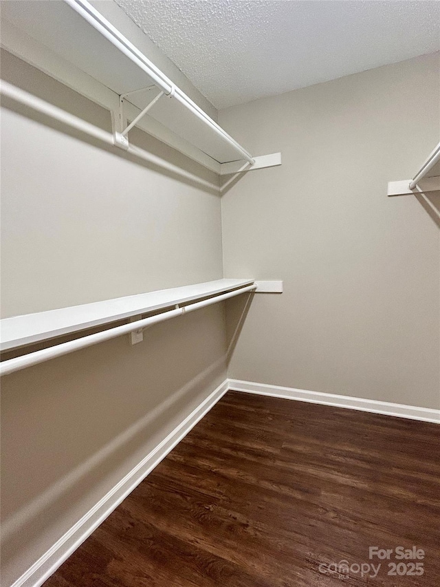 7401 Kinsmore Ln, Charlotte, NC 28269 - spacious closet with dark wood-style floors