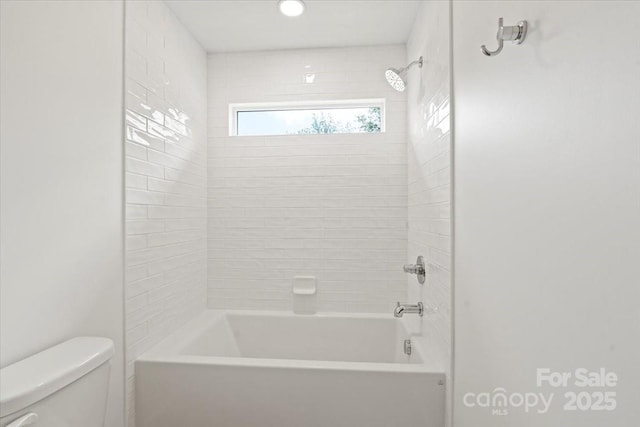 2429/2425 Ellen Ave, Charlotte, NC 28208 - full bathroom with shower / bathing tub combination and toilet