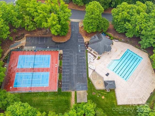 drone / aerial view