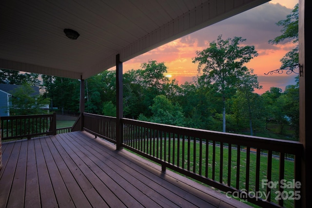 444 Snapdragon Dr, Clover, SC 29710 - wooden terrace featuring a lawn