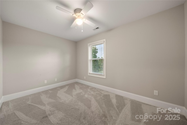 444 Snapdragon Dr, Clover, SC 29710 - carpeted empty room featuring baseboards and ceiling fan