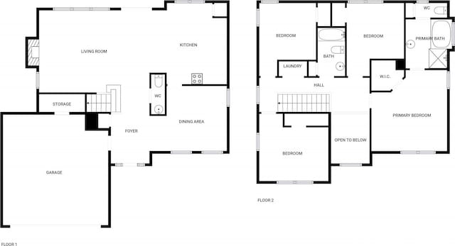 9830 Sandman Ln, Charlotte, NC 28216 - floor plan