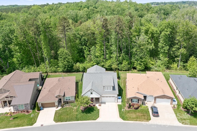 4902 Looking Glass Trl, Denver, NC 28037 - bird's eye view with a residential view and a wooded view