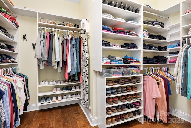 4902 Looking Glass Trl, Denver, NC 28037 - walk in closet with wood finished floors