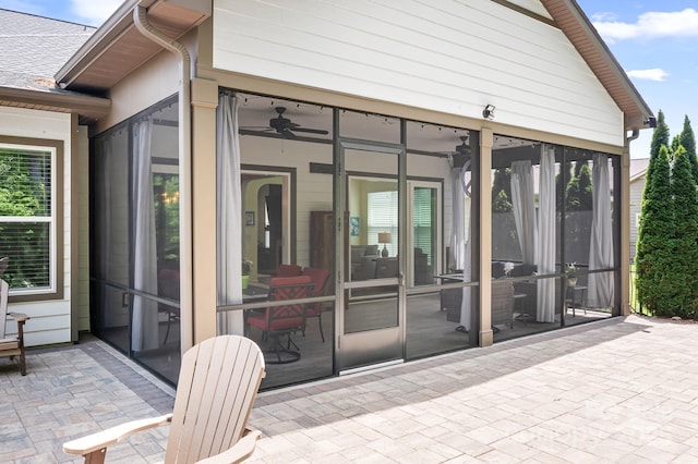 4902 Looking Glass Trl, Denver, NC 28037 - view of patio with a sunroom