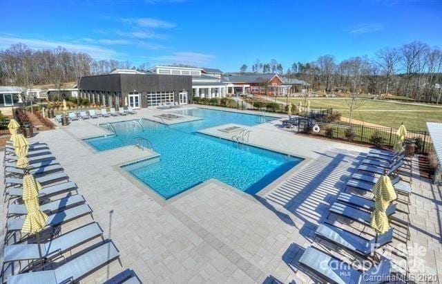 4902 Looking Glass Trl, Denver, NC 28037 - community pool with fence and a patio area