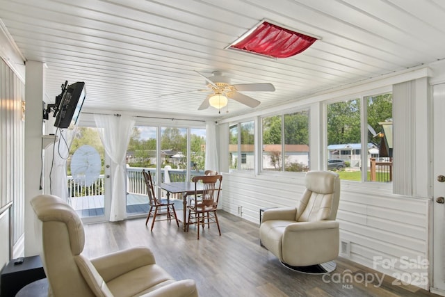222 Pike Pt, Waynesville, NC 28785 - sunroom / solarium featuring wood finished floors and a wealth of natural light