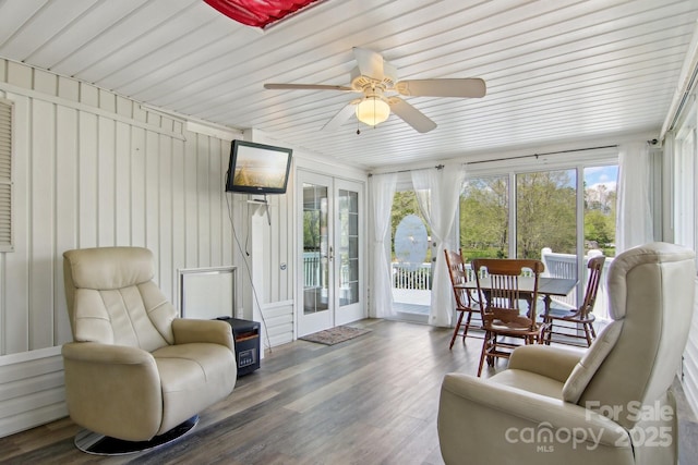 222 Pike Pt, Waynesville, NC 28785 - sunroom with french doors
