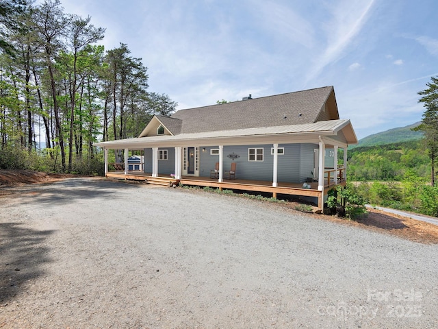 1810 Coopers Gap Rd, Mill Spring, NC 28756 - view of front of house featuring a porch
