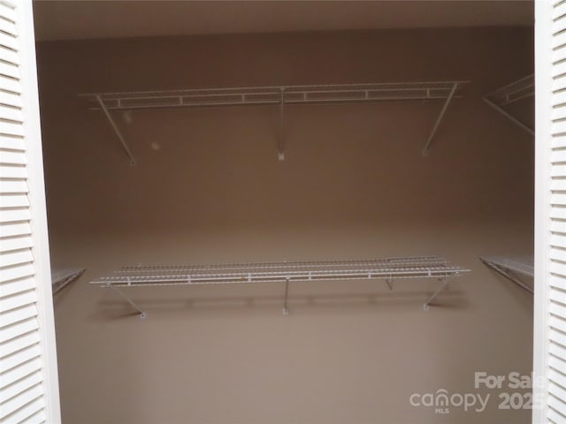 view of closet