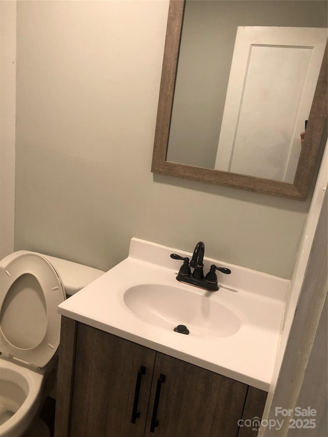 424 Skyland Ave, Charlotte, NC 28205 - bathroom with vanity and toilet