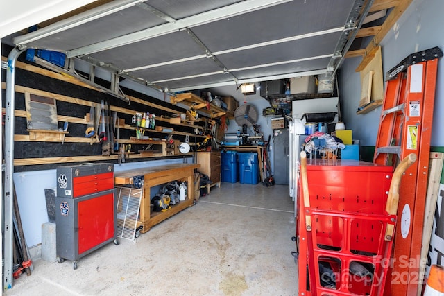 3828 Yorkshire Pl, Terrell, NC 28682 - garage featuring a workshop area