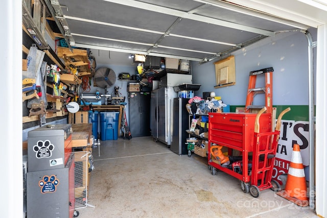 3828 Yorkshire Pl, Terrell, NC 28682 - garage with a workshop area