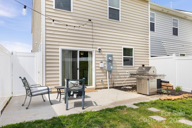 3828 Yorkshire Pl, Terrell, NC 28682 - rear view of property featuring a fenced backyard and a patio