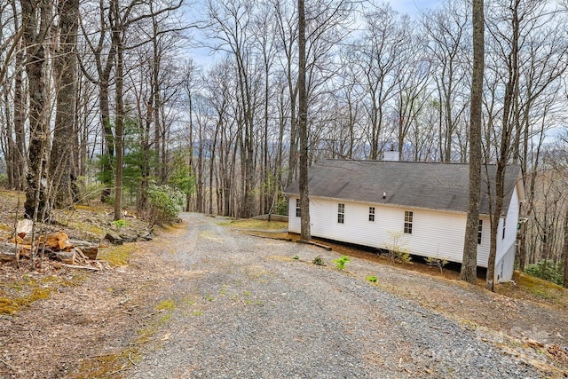 661 Old Chestnut Mountain Rd, Newland, NC 28657 - view of home's exterior featuring roof with shingles