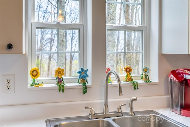 661 Old Chestnut Mountain Rd, Newland, NC 28657 - kitchen view of a sink and light countertops